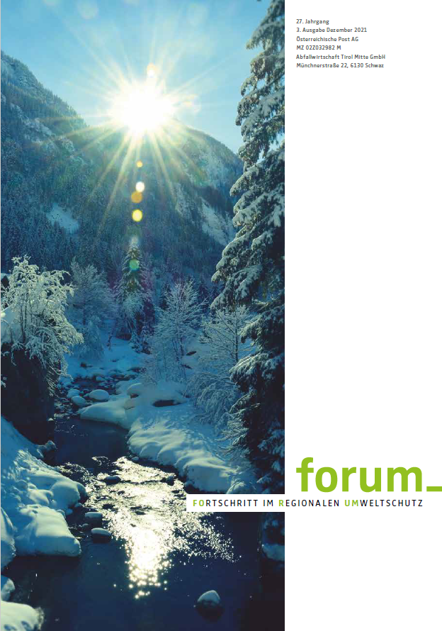 Forum Cover Ausgabe Dezember 2021