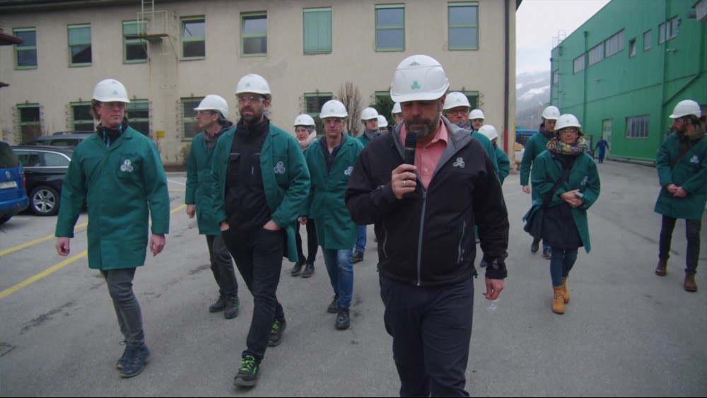 Führung über das Werksgelände der Tiroler Rohre GmbH im Rahmen der Circular Tour